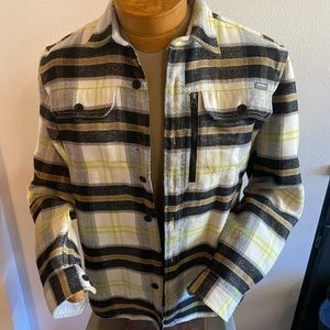 Eddie Bauer Chopper Heavyweight Flannel Shirt MEDIUM Classic Fit